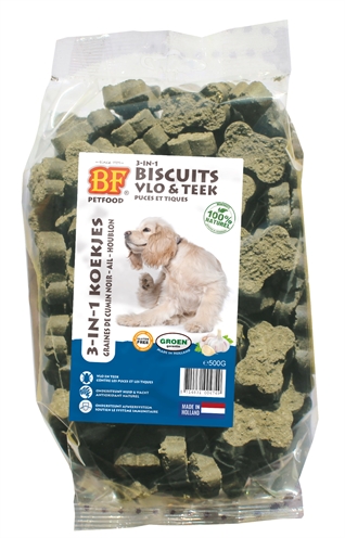 Bf petfood 3 in 1 hondenkoekjes look & kruid
